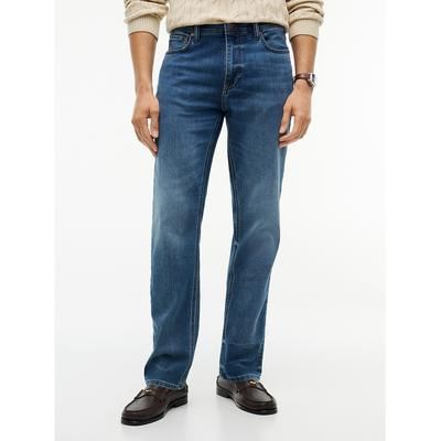 Tommy Hilfiger Men's Stretch Straight Jean - Dark Medium Wash - 34W x 34L