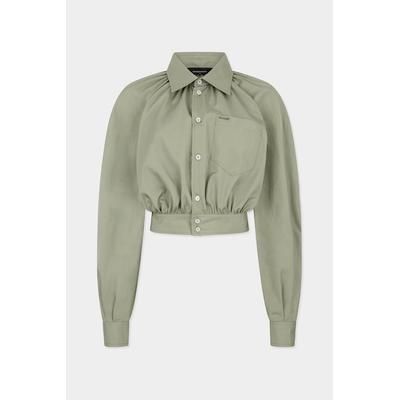 D2 - Baloon Shirt, Woman, Beige, Size: 38