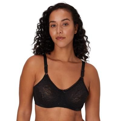 Bali Lace 'N Smooth Underwire Bra Black 40D