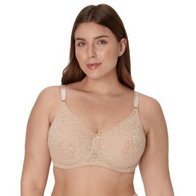 Bali Lace 'N Smooth Underwire Bra Nude 34D