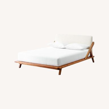 CB2 Drommen Wood Queen Bed