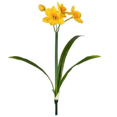 Vickerman 603802 - 13" Yellow Narcissus Spray (Pk/3) (FD190378) Home Office Flower Sprays