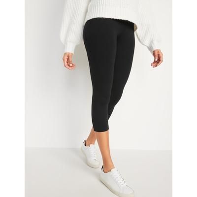 High-Waisted Fashion Layering Cropped Legging