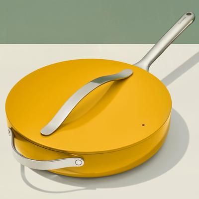 4.5 QT Sauté Pan In Marigold | Non-Stick, Non-Toxic, PFAS-Free Ceramic Pans | Induction-Compatible For Healthy Cooking | Caraway
