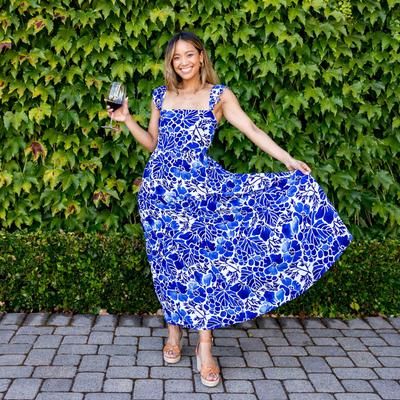 The Napa - Resort Dress with Ruffle Straps
