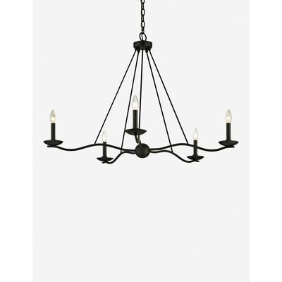Atherton Chandelier, Black, Small