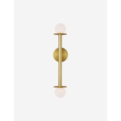 Nodes Double Sconce by Kelly Wearstler, Burnished Brass
