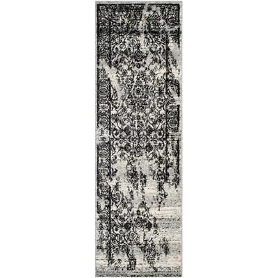 Safavieh Adirondack Sierra 2' 6" x 12' Runner, Silver/Black