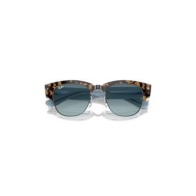 Ray-Ban Mega Clubmaster Sunglasses Havana On Light Blue Frame Blue Lenses 50-21