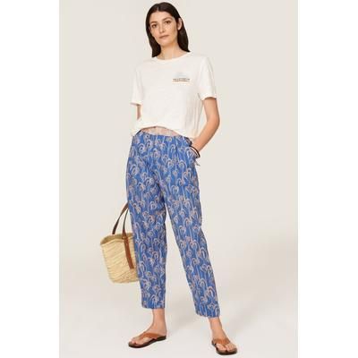 Scotch & Soda Tropical Balloon Trousers Blue-multicolored-print