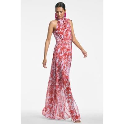 KAYLA GOWN - AMARANTHS SPRAY - FINAL SALE