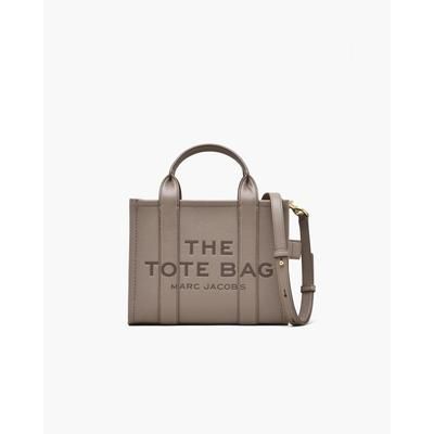 MARC JACOBS Marc Jacobs The Leather Small Tote Bag in Cement