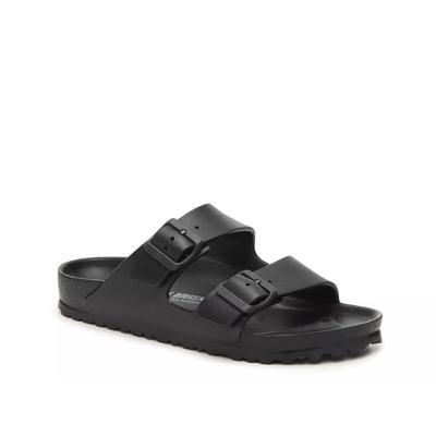Birkenstock Arizona Essentials EVA Slide Sandal | Women's | Black | Size EU 37 / US Womens 6-6.5 / Mens 4-4.5 | Sandals | Athletic | Footbed | Jelly