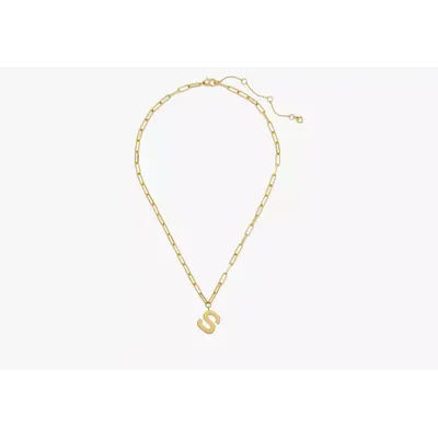 Kate Spade Initial This S Pendant, gold