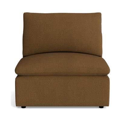 Bryant Petite Armless Chair Faithful Brown Modern