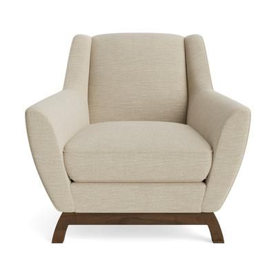 Owen Chair Lucky Divine Beige/White Mid-Century Modern