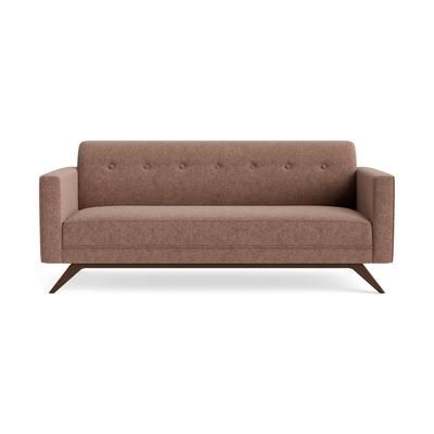 Roddy Loveseat Kenley Mauve Pink Mid-Century Modern