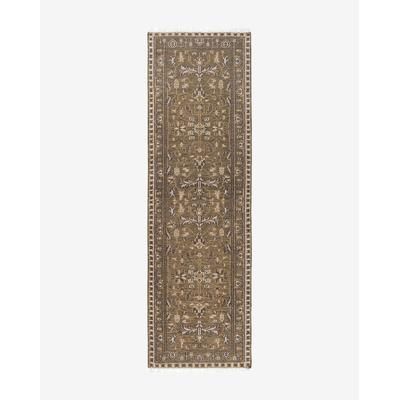 Wayland Hand-Knotted Wool Rug Green/2'10" x 10'
