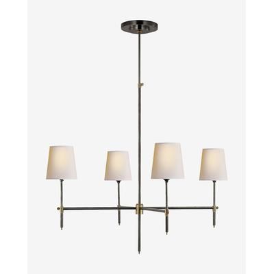 Bryant Large Chandelier Bronze & Hand-Rubbed Antique Brass