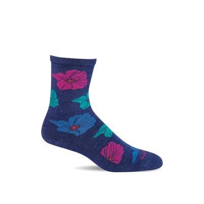 Women's Big Bloom | Everyday Socks S/M Charcoal | Essential Comfort by Sockwell Socks
