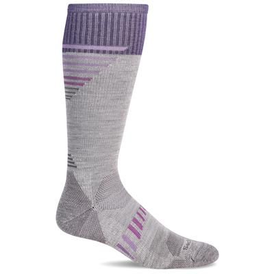Women's Ascend II Knee High | Moderate Graduated Compression Socks S/M Khaki | Sport Compression by Sockwell Socks