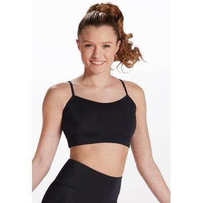 Camisole Bra Top - Black - Small Adult - Dance Top MT3477
