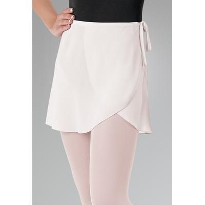 Georgette Wrap Skirt - White - Medium Child - Dance Skirt S9011