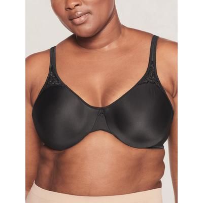 Bali Passion Comfort Minimizer Underwire Bra Shapewear Black 42D