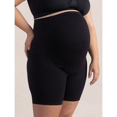 Shapermint Essentials Embrace Maternity Belly Support Shorts Shapewear Black 2XL