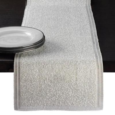 Beaded Runner | White | table runner | Z Gallerie | 14"W x 86"H | Glass beads