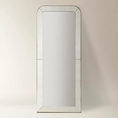 Parker Mirror | Gold | Floor Mirrors | Z Gallerie | 32"W x 76"H | Stainless Steel Mirror MDF