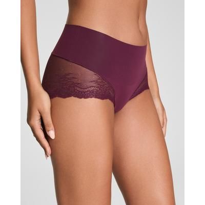 Spanx Women's SPANXsupersmooth® Undie-tectable Lace Hi-Hipster in Plum Berry