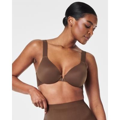 Spanx Women's SPANXsmooth® Bra-llelujah Lightly Lined Full Coverage Bra in Chestnut Brown
