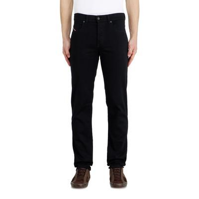 Diesel Regular Jeans Regular Waist 2023 D-Finitive, Black/Dark grey, Button fly