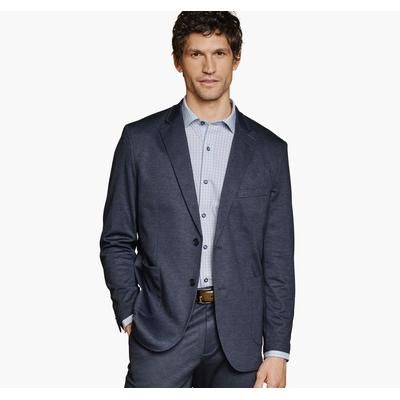 Johnston & Murphy Men's XC Flex Knit Blazer - Navy Micro Houndstooth - Size S