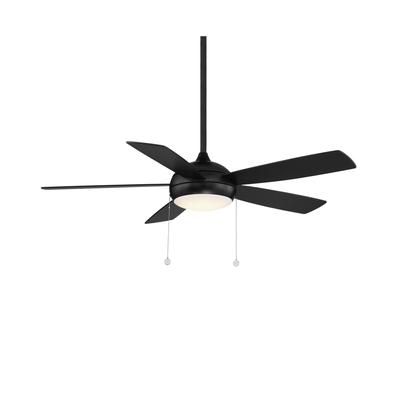 Wac lighting Limited Fans Disc Ii 52in 3000K Led Indoor or Outdoor Pull Chain Ceiling Fan - Matte Black