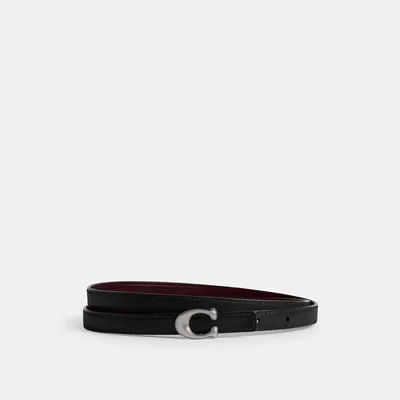 Sculpted Signature Buckle Reversible Belt, 13mm
