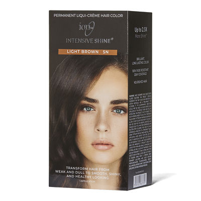 Ion Intensive Shine Hair Color Kit Light Brown 5N 2 oz
