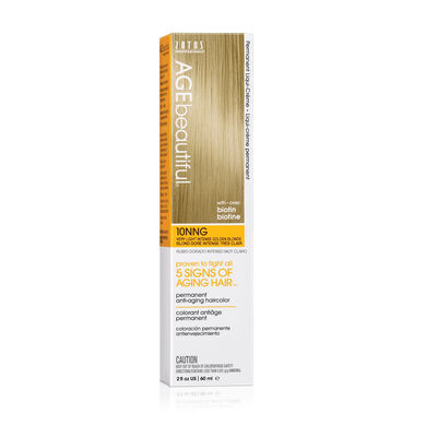 Zotos Professional 10NNG Very Light Intense Golden Blonde Permanent Liqui-Crème Hair Color 2 oz
