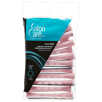 Salon Care Pink Long Curved Perm Rods