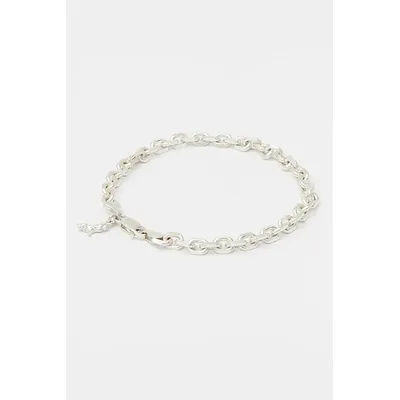 Deux Lions Jewelry Diamond Cut Chain Bracelet in Silver in Silver, Men's at Urban Outfitters