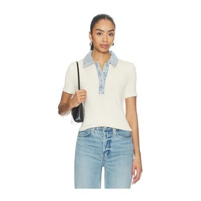 SEROYA Erika Knit Top in Ivory. - size XS (also in S, XL)