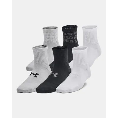 UA Essential Kids' 6-Pack Quarter Socks