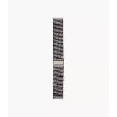 22Mm Smoke Stainless Steel Mesh Bracelet