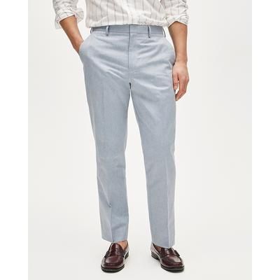 Crosby Classic-fit suit pant in Baird McNutt Irish cotton-linen blend