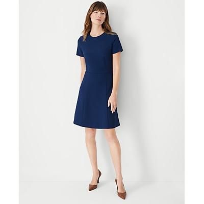 Ann Taylor The Flare Dress in Fluid Crepe
