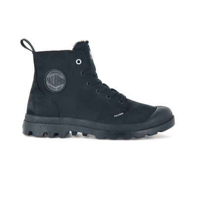 Palladiumboots Mens Pampa Hi Zip Wl All Black High Top Boot