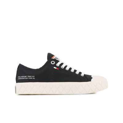 Palladiumboots Unisex Palla Ace Cvs Org Black / White Cap Gray Low Top Sneaker