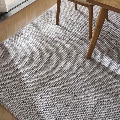 Grey Wool Area Rug by Castlery, 7.5' x 9'
