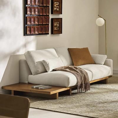 Performance Fabric 2 Seater Sofa with Removable Covers - Grey, Dark Brown | Mori by Castlery